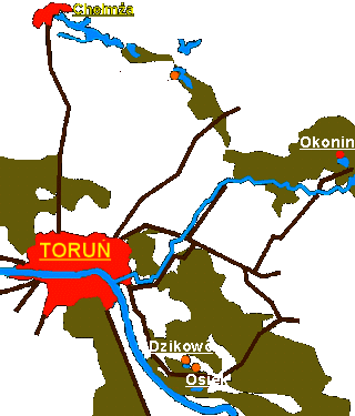 K�pieliska w okolicach Torunia
